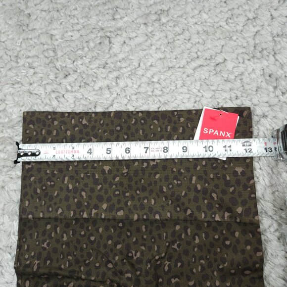 Spanx Look At Me Now Seamless Leggings Olive Leopard Women's Size Medium FL3515 - Picture 6 of 8